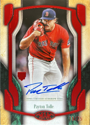 2026 Topps Tier One Baseball Break Out Auto Payton Tolle