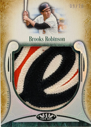 2026 Topps Tier One Baseball Prodigious Patches Brooks Robinson