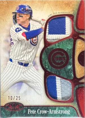 2026 Topps Tier One Baseball Tier One Relics Dual Patch Pete Crow-Armstrong