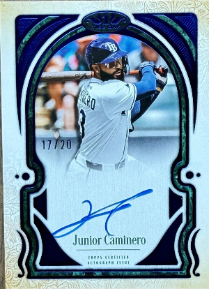2026 Topps Tier One Baseball Tier One Talent Auto Junior Caminero