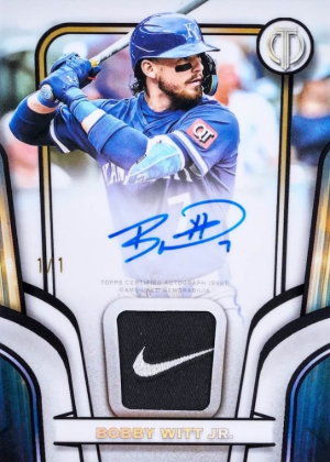 2026 Topps Tribute Baseball Tribute to Threads Auto Bobby Witt Jr MOCK UP 2026 Topps Tribute Baseball Tribute to Threads Auto Bobby Witt Jr MOCK UP