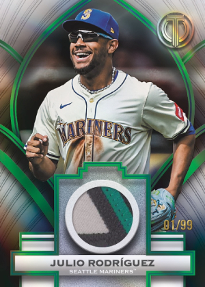 2026 Topps Tribute Baseball Stamp of Approval Green Julio Rodriguez MOCK UP 2026 Topps Tribute Baseball Stamp of Approval Green Julio Rodriguez MOCK UP