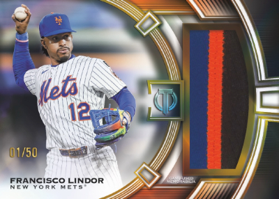 2026 Topps Tribute Baseball Tribute Jumbo Relics Francisco Lindor MOCK UP 2026 Topps Tribute Baseball Tribute Jumbo Relics Francisco Lindor MOCK UP