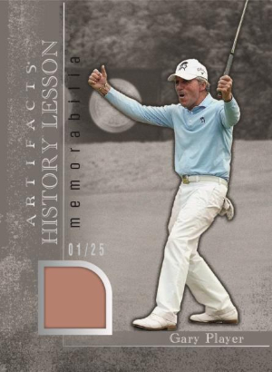 2026 Upper Deck Artifacts Golf History Lesson Memorabilia Gary Player MOCK UP 2026 Upper Deck Artifacts Golf History Lesson Memorabilia Gary Player MOCK UP