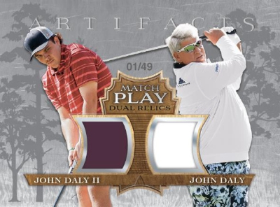 2026 Upper Deck Artifacts Golf Match Play Dual Relics John Daly, John Daly II MOCK UP 2026 Upper Deck Artifacts Golf Match Play Dual Relics John Daly, John Daly II MOCK UP