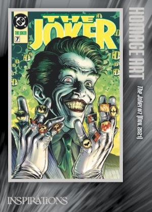 2026 Upper Deck Inspirations The World of DC Homage Art The Joker MOCK UP
