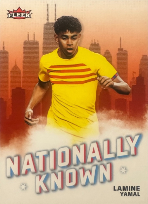 2026 Upper Deck NSCC Promo Base Fleer Nationally Known Lamine Yamal MOCK UP 2026 Upper Deck NSCC Promo Base Fleer Nationally Known Lamine Yamal MOCK UP