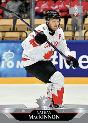 2026 Upper Deck Team Canada Hockey Base Nathan MacKinnon MOCK UP