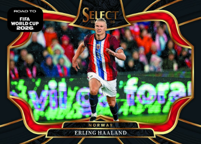 2025-26 Panini Select Road to FIFA World Cup 2026 Base Field Level Black Erling Haaland MOCK UP 2025-26 Panini Select Road to FIFA World Cup 2026 Base Field Level Black Erling Haaland MOCK UP