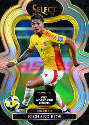 2025-26 Panini Select Road to FIFA World Cup 2026 Base Mezzanine Silver Richard Rios MOCK UP 2025-26 Panini Select Road to FIFA World Cup 2026 Base Mezzanine Silver Richard Rios MOCK UP