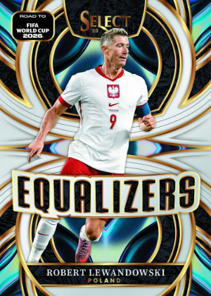 2025-26 Panini Select Road to FIFA World Cup 2026 Equlaizers Robert Lewandowski MOCK UP 2025-26 Panini Select Road to FIFA World Cup 2026 Equlaizers Robert Lewandowski MOCK UP
