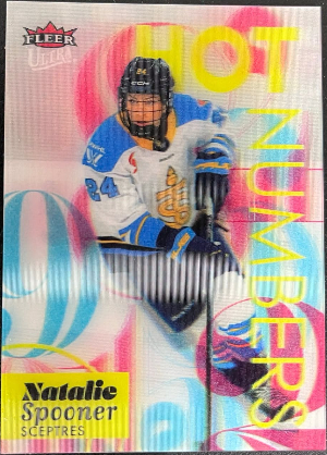 2025-26 Fleer Ultra PWHL Hot Numbers Lenticular Natalie Spooner