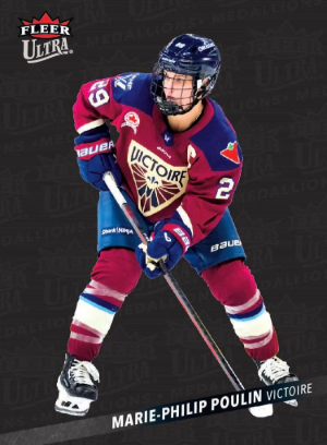 2025-26 Fleer Ultra PWHL Medallions Black Marie-Philip Poulin MOCK UP