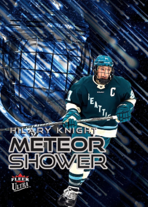 2025-26 Fleer Ultra PWHL Meteor Shower Hilary Knight MOCK UP