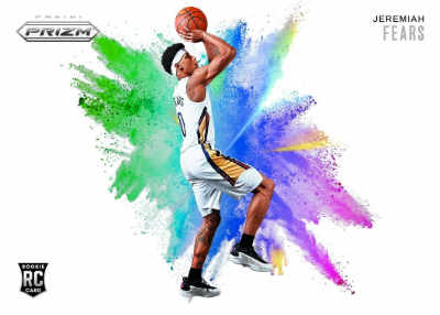 2025-26 Panini Prizm Basketball Color Blast Jeremiah Fears MOCK UP