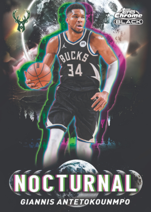 2025-26 Topps Chrome Black Basketball Nocturnal Giannis Antetokounmpo MOCK UO