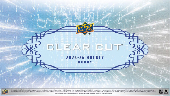 2025-26 Upper Deck Clear Cut Hockey