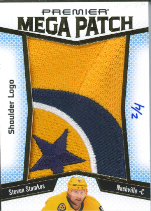 2025-26 Upper Deck Premier Hockey Premier Mega Patch Jumbo Shoulder Logo Steven Stamkos