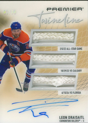 2025-26 Upper Deck Premier Hockey Premier TwineLine Auto Leon Draisaitl