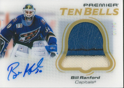 2025-26 Upper Deck Premier Hockey Ten Bells Goalie Relics Auto Bill Ranford