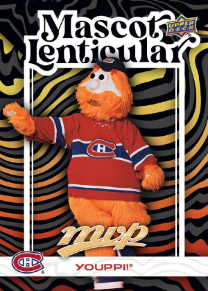 2026-27 Upper Deck MVP Mascot Lenticular Youppi MOCK UP