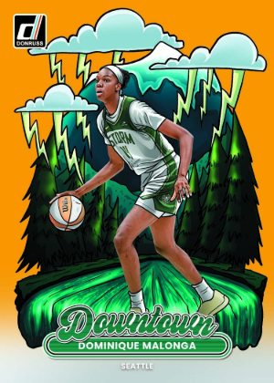 2026 Donruss WNBA Basketball Downtown Gold Dominique Malonga MOCK UP