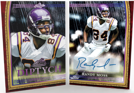 2026 Leaf Art of Sport Diptych Auto Randy Moss MOCK UP 2026 Leaf Art of Sport Diptych Auto Randy Moss MOCK UP