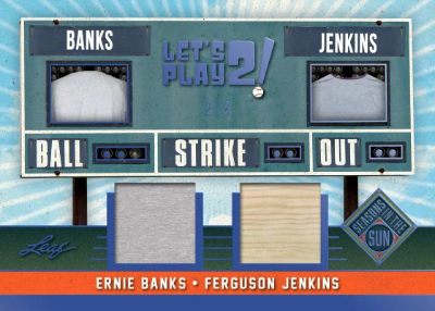 2026 Leaf Seasons in the Sun Baseball Lets Play 2 Ernie Banks, Ferguson Jenkins MOCK UP 2026 Leaf Seasons in the Sun Baseball Lets Play 2 Ernie Banks, Ferguson Jenkins MOCK UP