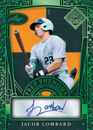 2026 Leaf Seasons in the Sun Baseball Prep Phenoms Auto Jacob Lombard MOCK UP 2026 Leaf Seasons in the Sun Baseball Prep Phenoms Auto Jacob Lombard MOCK UP