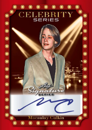 2026 Leaf Signature Series Sports Celebrity Series Auto Macaulay Culkin MOCK UP