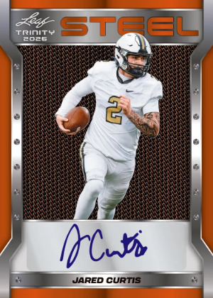 2026 Leaf Trinity Football Steel Auto Jares Curtis MOCK UP 2026 Leaf Trinity Football Steel Auto Jares Curtis MOCK UP