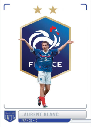 2026 Panini INTL France Soccer Les Bleus Laurent Blanc MOCK UP 2026 Panini INTL France Soccer Les Bleus Laurent Blanc MOCK UP