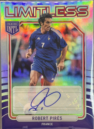 2026 Panini INTL France Soccer Limitless Auto Robert Pires 2026 Panini INTL France Soccer Limitless Auto Robert Pires