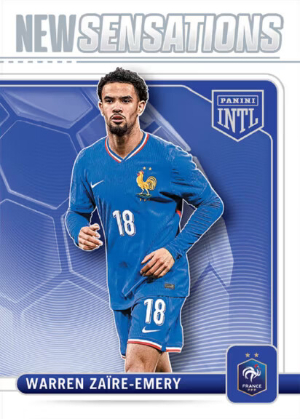 2026 Panini INTL France Soccer New Sensations Warren Zaire Emery MOCK UP 2026 Panini INTL France Soccer New Sensations Warren Zaire Emery MOCK UP