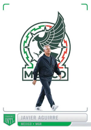 2026 Panini INTL Mexico Soccer Aguila Real Javier Aguirre MOCK UP 2026 Panini INTL Mexico Soccer Aguila Real Javier Aguirre MOCK UP