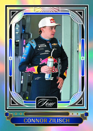 2026 Panini Turn Four NASCAR Base Holo Gold Connor Zilisch MOCK UP
