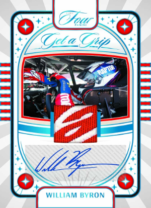2026 Panini Turn Four NASCAR Get a Grip Auto Relic William Bryon MOCK UP