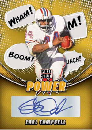 2026 Pro Set Metal Football Pro Set Power Earl Campbell MOCK UP 2026 Pro Set Metal Football Pro Set Power Earl Campbell MOCK UP