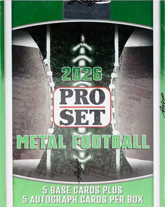 2026 Pro Set Metal Football 2026 Pro Set Metal Football