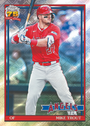 2026 Topps Chrome LogoFractor Baseball 1991 Topps LogoFractor Mike Trout MOCK UP 2026 Topps Chrome LogoFractor Baseball 1991 Topps LogoFractor Mike Trout MOCK UP