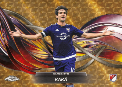 2026 Topps Chrome MLS Soccer Helix SuperFractor Kaka MOCK UP