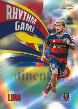 2026 Topps Chrome MLS Soccer Rhythm of the Game Diego Luna MOCK UP
