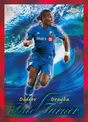 2026 Topps Chrome MLS Soccer Tide Turner Didier Drogba MOCK UP