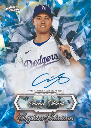 2026 Topps Chrome Sapphire Baseball Sapphire Selections Autographs Shohei Ohtani MOCK UP 2026 Topps Chrome Sapphire Baseball Sapphire Selections Autographs Shohei Ohtani MOCK UP