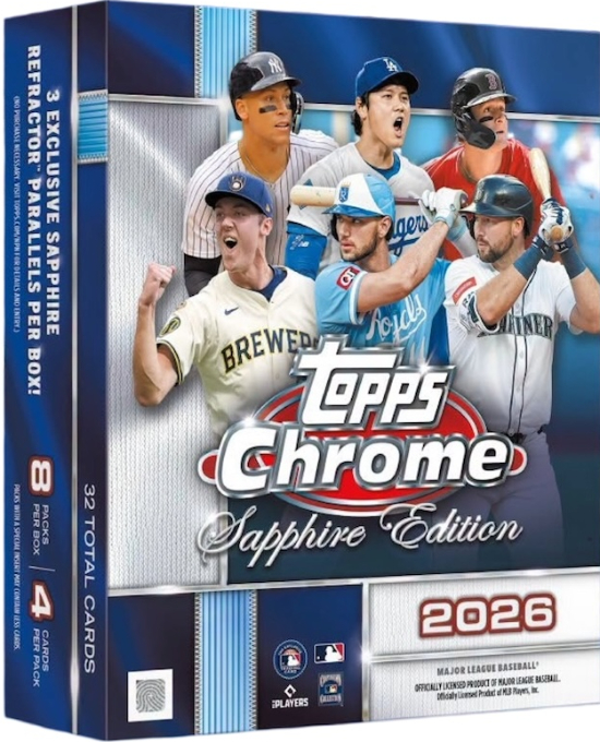 2026 Topps Chrome Sapphire Baseball
