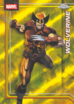 2026 Topps Chrome Sapphire Marvel Comics Base Gold Sapphire Wolverine MOCK UP 2026 Topps Chrome Sapphire Marvel Comics Base Gold Sapphire Wolverine MOCK UP