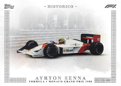 2026 Topps Eccellenza Formula 1 Base Historico Ayrton Senna MOCK UP
