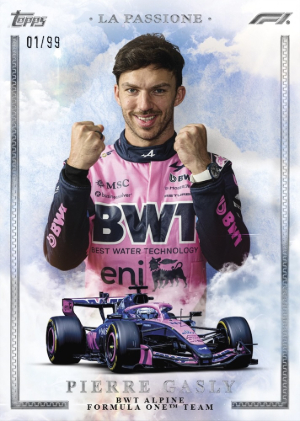 2026 Topps Eccellenza Formula 1 Base La Passione Pierre Gasly MOCK Up