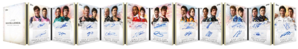 2026 Topps Eccellenza Formula 1 Grande Fresco Auto Book MOCK UP