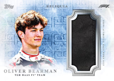 2026 Topps Eccellenza Formula 1 Reliquia Oliver Bearman MOCK UP